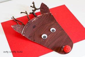Arty Crafty Kids - Christmas - Paper Plate Rudolph