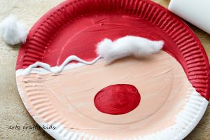 Arty Crafty Kids - Seasonal - Easy Chrsitmas Craft - Paper Plate Santa