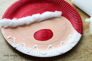 Arty Crafty Kids - Seasonal - Easy Chrsitmas Craft - Paper Plate Santa