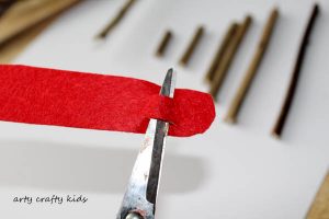 Arty Crafty Kids | Seasonal | Christmas Nature Craft | Rustic Twig Ornament | Our rustic Twig Christmas Tree Ornament is kid-made and inspired by Julia Donaldson's Stick Man. An easy Christmas craft for kids, that's great fine motor practice.