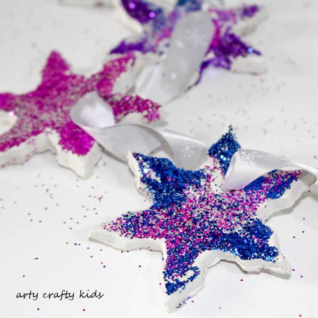 Arty Crafty Kids - Christmas - Glittery Clay Christmas Ornaments