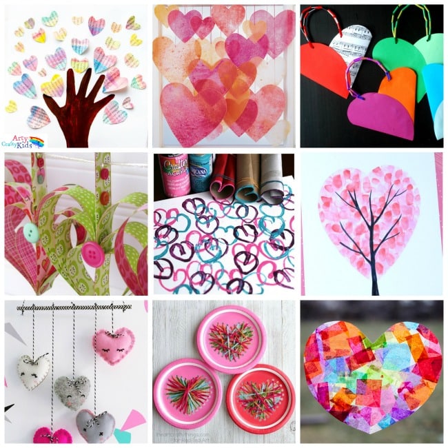 16 Kids Valentine Heart Craft Ideas Arty Crafty Kids