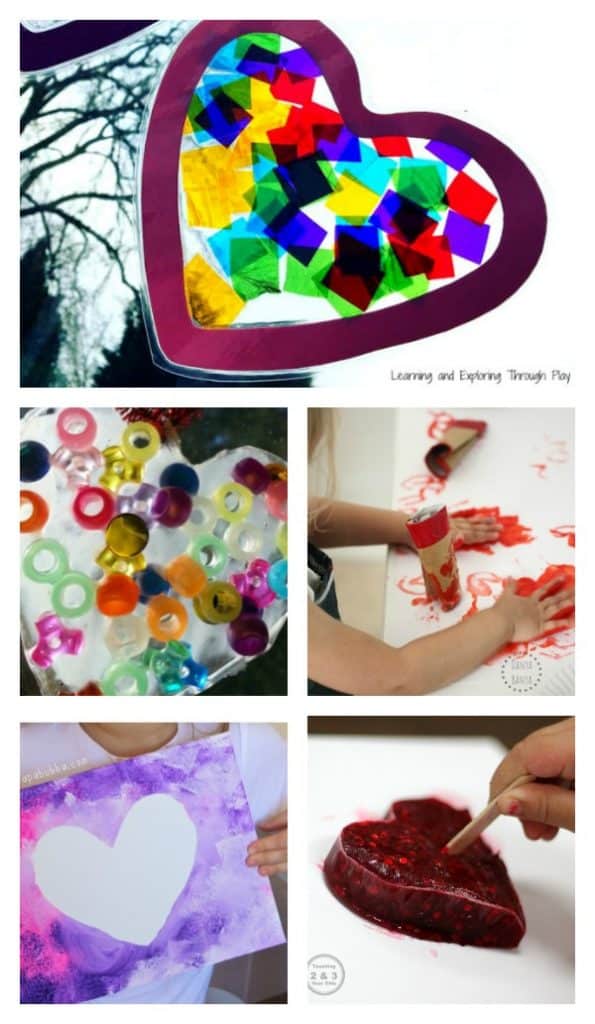 Arty Crafty Kids | Valentines | 20 Valentines Preschool Crafts & Activities | Do-able, fun and easy Valentines crafts for preschoolers. Craftsand activities 2-3 years will be able to do!