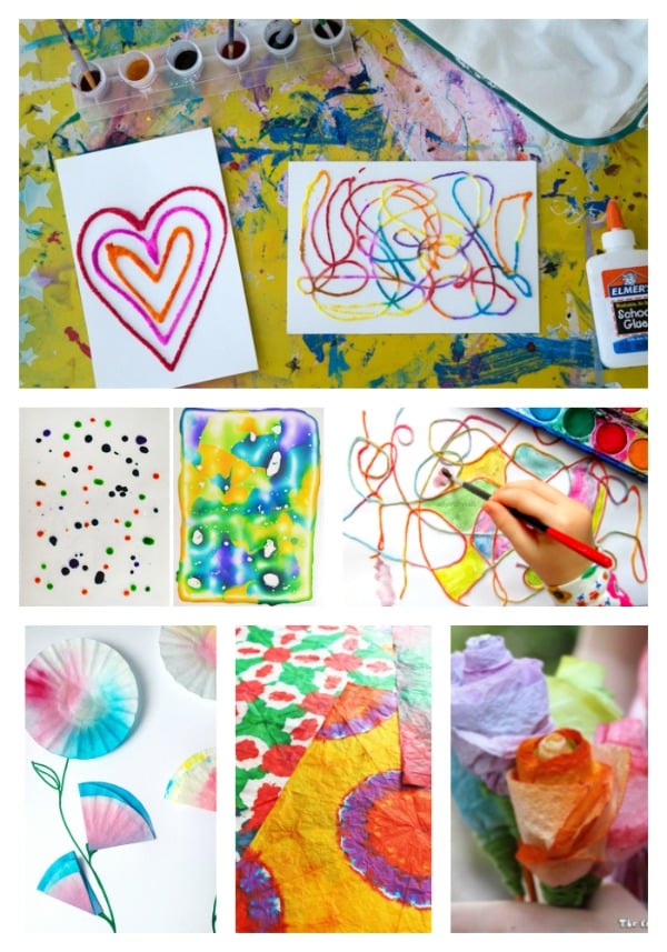 Arty Crafty Kids | Art | Kids Art Projects | 22 Creative Watercolor Art Projects for Kids | A collection of the most creative, unique and fun ways for kids to create amazing works of art with watercolors