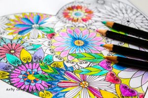 Arty Crafty Kids | Coloring Pages | Hearts