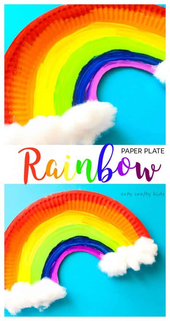 Paper Plate Rainbow Craft [Free Template] - Easy Spring Craft For Kids