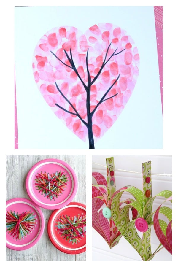 Arty Crafty Kids | Valentines | 16 Kids Valentine Heart Craft Ideas | A gorgeous collection of creative Heart Art and Craft ideas to celebrate Valentine's with the kids.