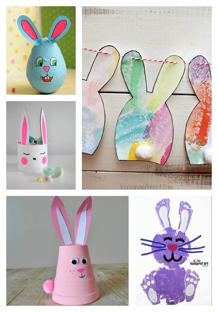 Arty Crafty Kids | Easter | Super Adorable Bunny Crafts | A gorgeous collection of easy and super adorable Easter bunny crafts for kids.