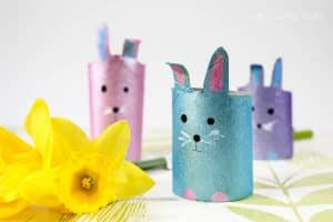 Arty Crafty Kids | Craft | Easter | Easy Cardboard Tube Easter Bunny Craft