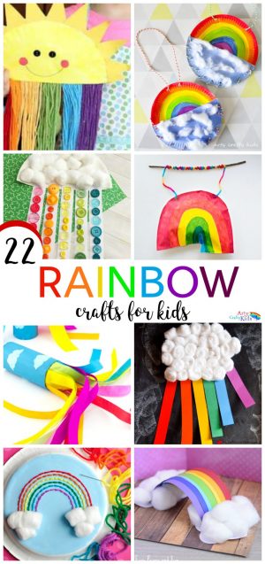 22 Rainbow Kids Crafts - Arty Crafty Kids