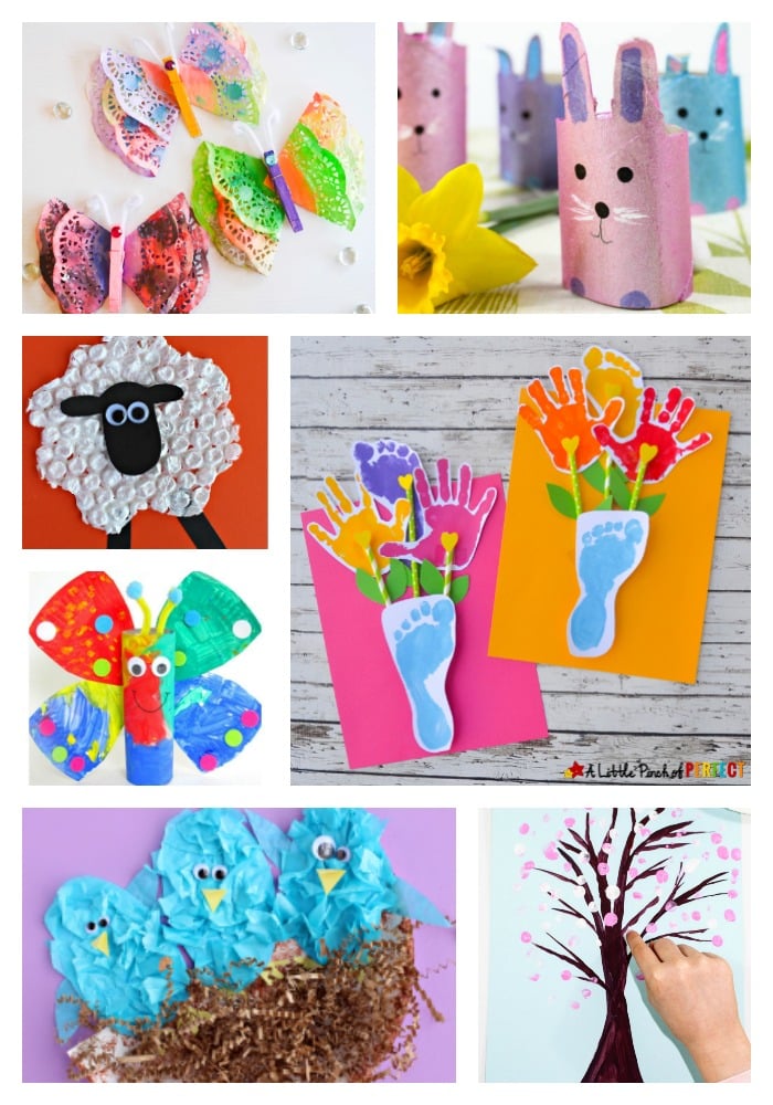 Easy Spring Crafts For Kids Arty