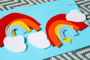 Arty Crafty Kids | Play | Toddler Rainbow Activity | Toddlers will have fun creating pictures and building their own simple rainbows. A great little colour identification and sequencing activity for toddlers.