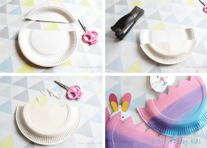 Arty Crafty Kids | Craft | Easter | Pop Up Paper Plate Bunny | A fun and easy Easter craft for kids!