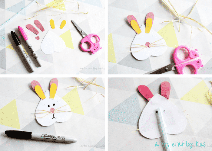 Arty Crafty Kids | Craft | Easter | Pop Up Paper Plate Bunny | A fun and easy Easter craft for kids!