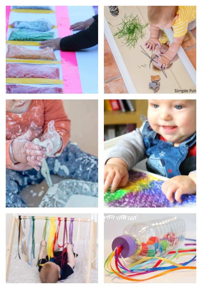 Arty Crafty Kids | Play | 21 Awesome Baby Play Ideas | A collection of fun, engaging and sensory play ideas for babies.
