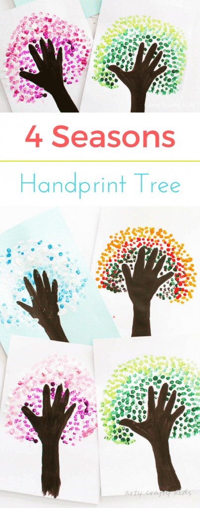 Download Four Season Handprint Tree | Arty Crafty Kids