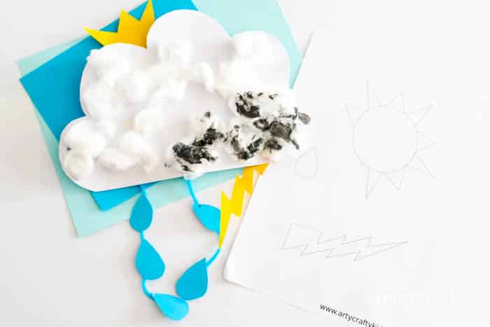 Arty Crafty Kids | Craft | Weather Changing Cloud Craft