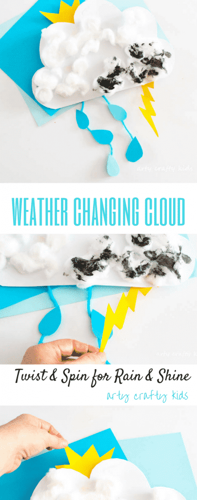 Arty Crafty Kids | Craft | Weather Changing Cloud Craft