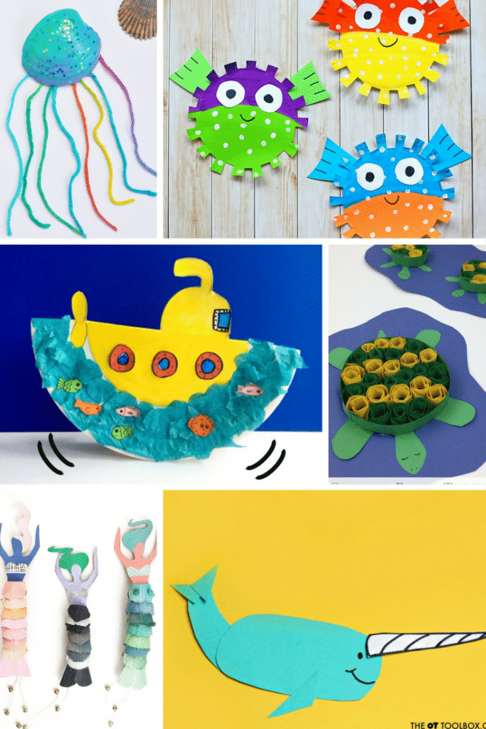 Paper Plate Under The Sea - Craft Idea For Summer