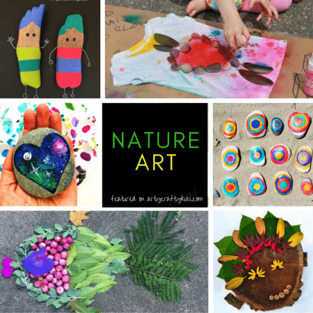Arty Crafty Kids | Art | Bold Beautiful Nature Art for Kids | 24 Stunning art nature art projects for kids