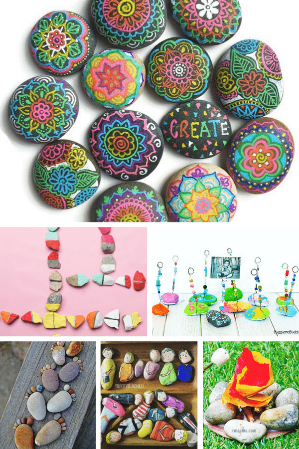 Arty Crafty Kids | Craft | Creative Rock Crafts for Kids | Create rock pets, rock puzzles, rock art and much much more with this gorgeous collection of 26 Rock Crafts for Kids!