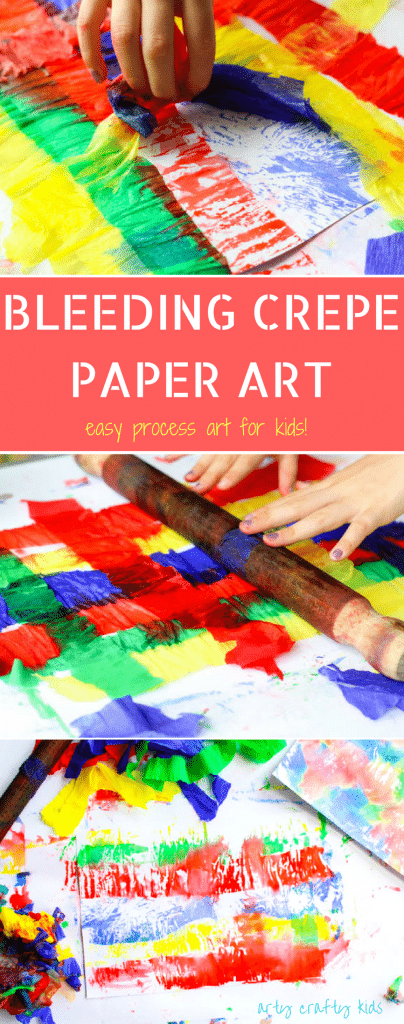 How to Make Bleeding Tissue Paper Art