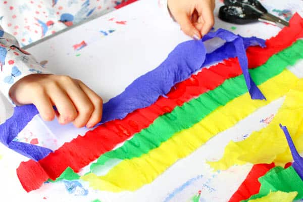 Arty Crafty KidsArt | Bleeding Crepe Paper Art | An easy art project for kids