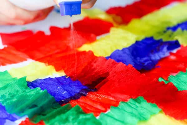 Arty Crafty KidsArt | Bleeding Crepe Paper Art | An easy art project for kids