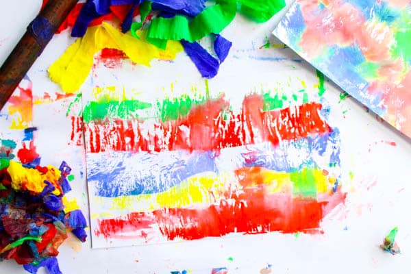 Arty Crafty KidsArt | Bleeding Crepe Paper Art | An easy art project for kids