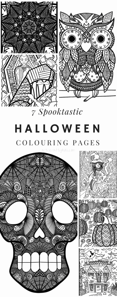 Arty Crafty Kids | Coloring Pages | Spooktastic Halloween Coloring Collection for Adults and Kids