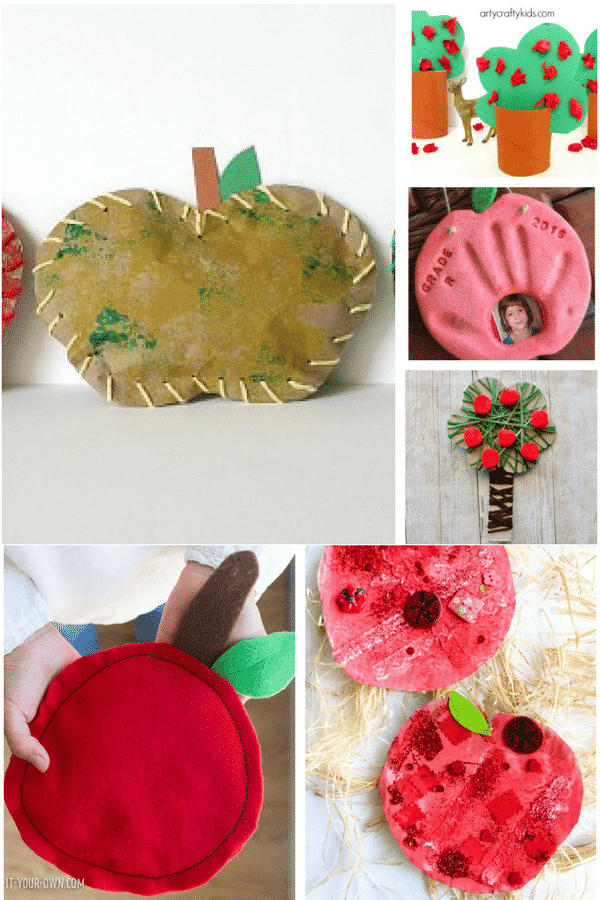 Arty Crafty Kids | Craft | Adorable Apple Crafts for Kids | Tge sweetest, easyiest most 'do-able' apple crafts for kids! Perfect for an apple themed autumn craft session. #applecrafts #autumncrafts #fallcrafts