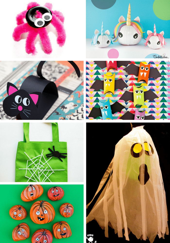 Arty Crafty Kids | Halloween Crafts for Kids | 32 Kid-Friendly Halloween Crafts - A super fun collection of easy, fun and cute halloween themed crafts for young children