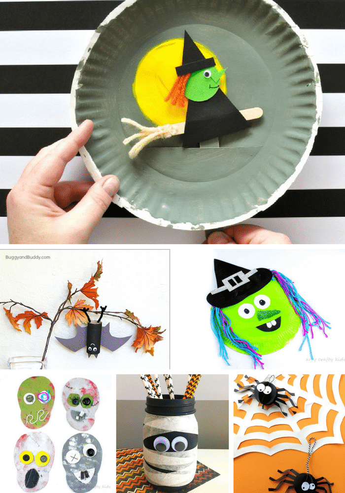 Arty Crafty Kids | Halloween Crafts for Kids | 32 Kid-Friendly Halloween Crafts - A super fun collection of easy, fun and cute halloween themed crafts for young children