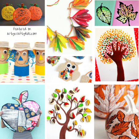 Arty Crafty Kids | Craft | Autumn Crafts | 30 Fabulous and Creative Fall Crafts for Kids! Find Scarecrows, Autumn Trees, Leaf Crafts, Owl Crafts and more... #fallcrafts #autumncrafts