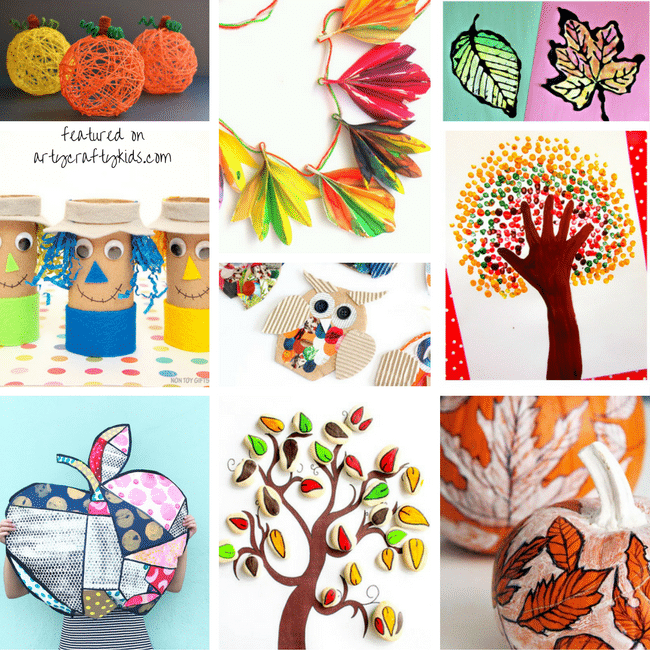 45 of the CUTEST Fall Crafts for Kids - How Wee Learn