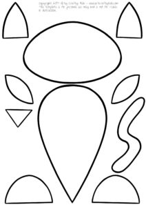 Cool Cat Template Arty Crafty Kids Crafty Updates