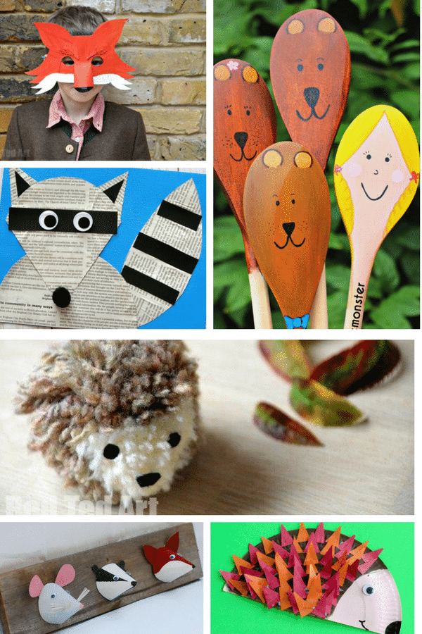 Arty Crafty Kids | Craft | 18 Adorable Forest Animals Crafts for Kids to Make