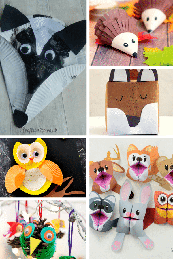 Arty Crafty Kids | Craft | 18 Adorable Forest Animals Crafts for Kids to Make