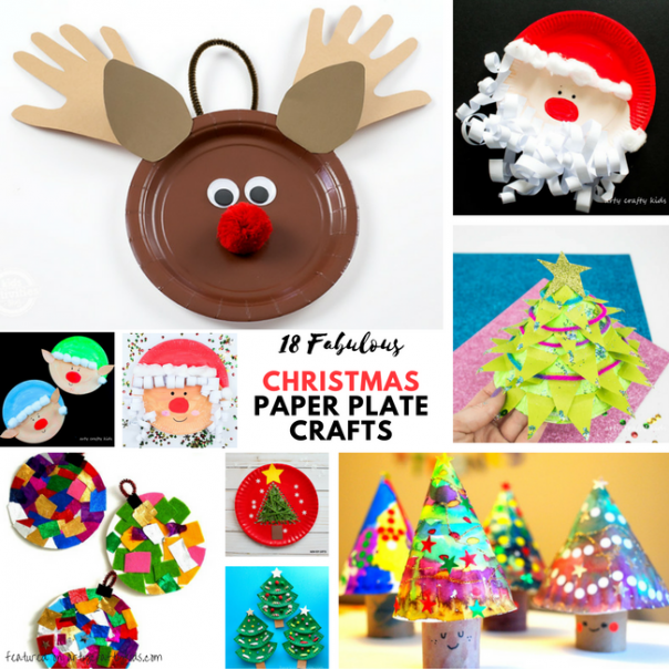 Fabulous Paper Plate Christmas Crafts - Arty Crafty Kids