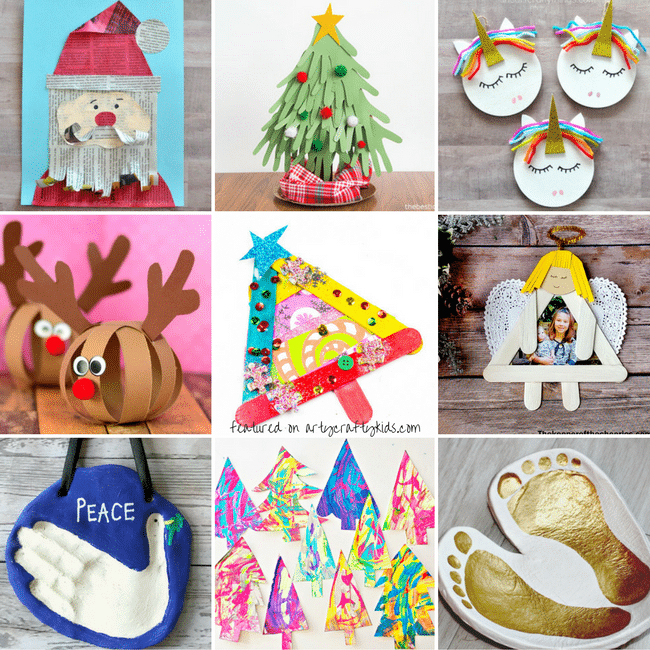 Arty Crafty Kids | Christmas Crafts for Kids | 30+ Fresh and Inspired Kids Christmas Crafts #christmas #christmascrafts #christmascraftsforkids #preschoolchristmascrafts