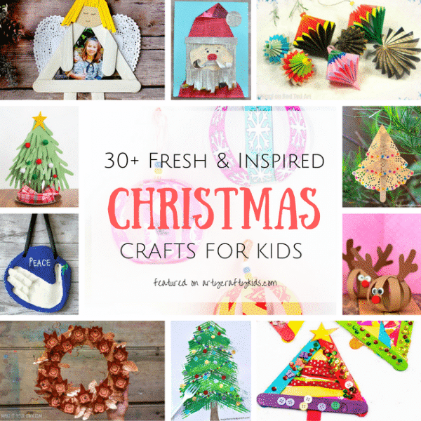 Fresh and Inspired Kids Christmas Crafts - Arty Crafty Kids