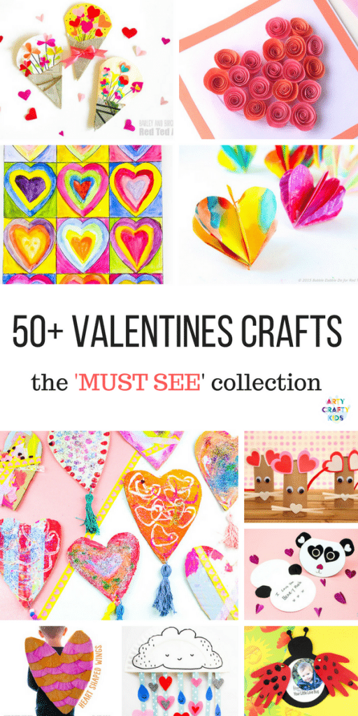 Arty Crafty Kids | Valentine's Day Crafts for Kids | The 'Must See' collection of Valentine's Crafts for Kids #craftsforkids #valentinescrafts #kidscrafts