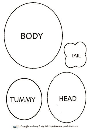 bunny teddy template