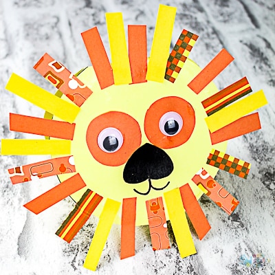 Lion Fathers Day Card - Arty Crafty Kids