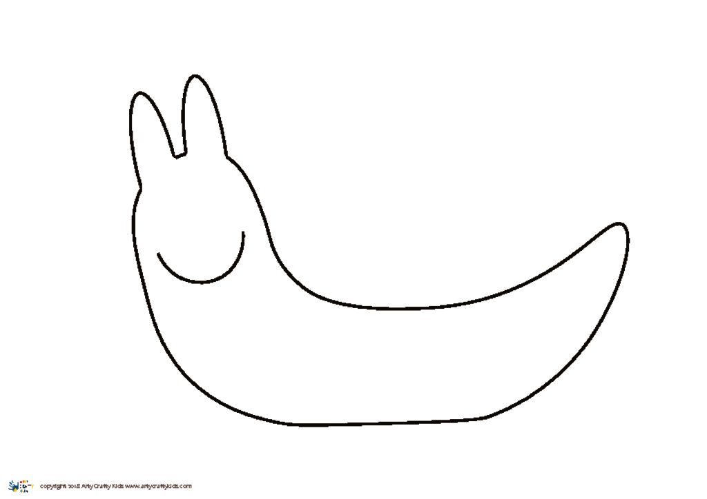 Free Printable Snail Body Template