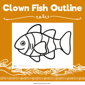 Clown Fish Outline