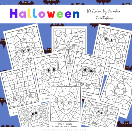 Halloween-Color-By-Number-Worksheets--2