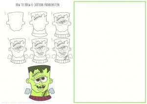 thumbnail of How to Draw a Cartoon Frankenstein