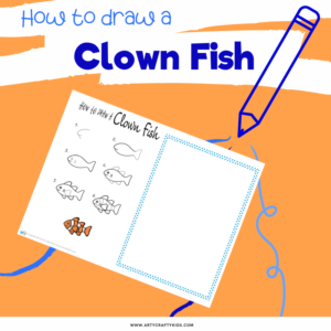 How to Draw a Clown Fish