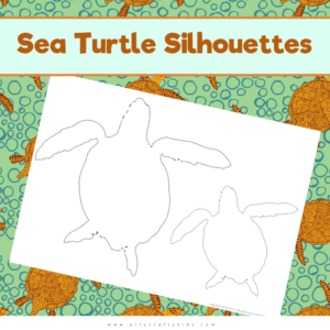 Sea Turtle Silhouettes